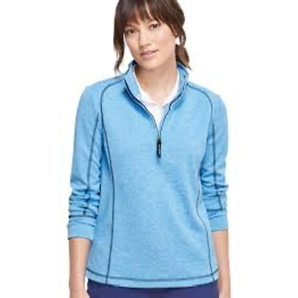 Vineyard Vines Heather Palmetto Golf Quarter-Zip